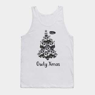 Owly Christmas Tree Tank Top